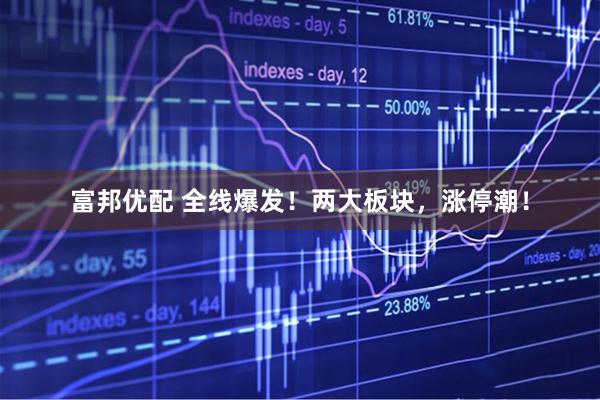 富邦优配 全线爆发！两大板块，涨停潮！